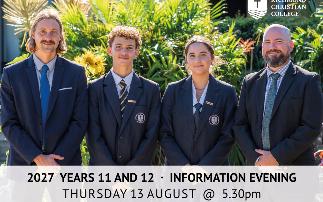 Year 11 & 12 2027 Information Evening