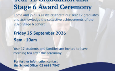 Year 12 Graduation & Stage 6 Award Ceremony